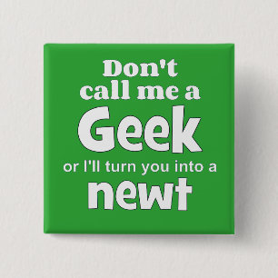 Geek newt wf vierkante button 5,1 cm