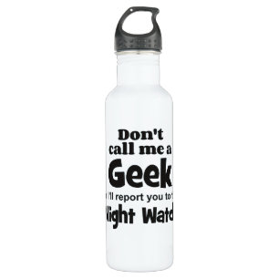 Geek Night Watch bf Waterfles