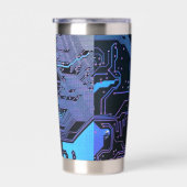 Geek Out Custom PCB Blauw Elektronische Circuit Bo Geïsoleerde Drinkbeker (Rechts)