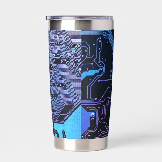 Geek Out Custom PCB Blauw Elektronische Circuit Bo Geïsoleerde Drinkbeker (Rechts)