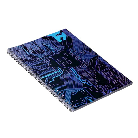 Geek Out Nerd PCB Blauwe Elektronische Circuit Boa Notitieboek (Rechterzijde)