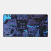 Geek Out Nerd PCB Blue Electronic Circuit Board (Recto)