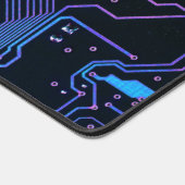 Geek Out Nerd PCB Blue Electronic Circuit Board Bureaumat (Hoek)