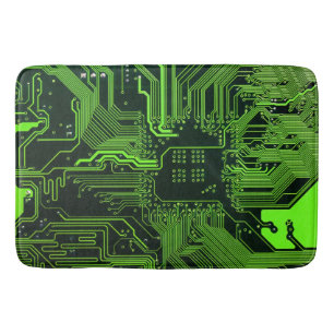 Geek Out Nerd PCB Groene Elektronische Circuit Boa Badmat