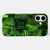 Geek Out Nerd PCB Groene Elektronische Circuit Boa Case-Mate iPhone Case (Achterkant (horizontaal))