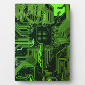 Geek Out Nerd PCB Groene Elektronische Circuit Boa Fotoplaat (voorkant)