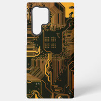 Geek Out Nerd PCB Sinaasappel Electronic Circuit B