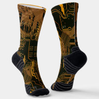 Geek Out Nerd PCB Sinaasappel Electronic Circuit B