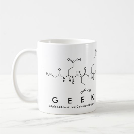 Geek peptide woord mok (Links)