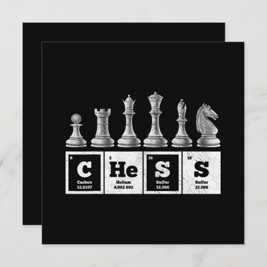 geek periodiek systeem chemie kaart (Voorkant / Achterkant)