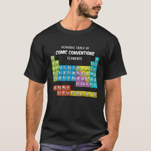 Geek Periodieke tabel van het exemplaar van het Ve T-shirt