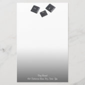 Geek Reboot Computer Keys grijs verloop Briefpapier (Voorkant)
