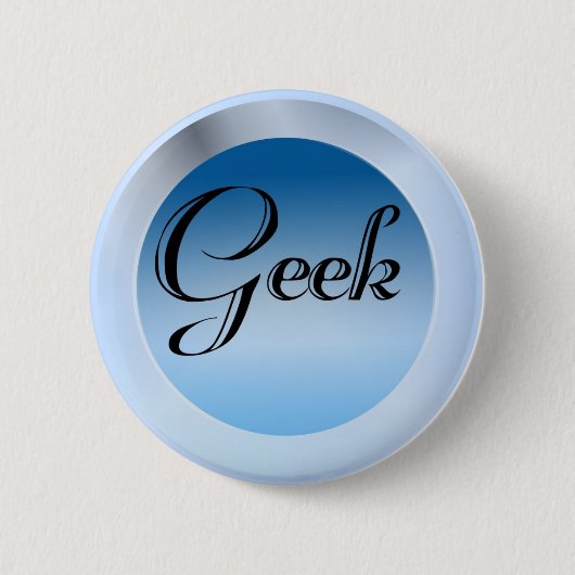 Geek Ronde Button 5,7 Cm (Voorkant)