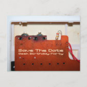 Geek Save the date 50th Birthday Briefkaart (Voorkant)