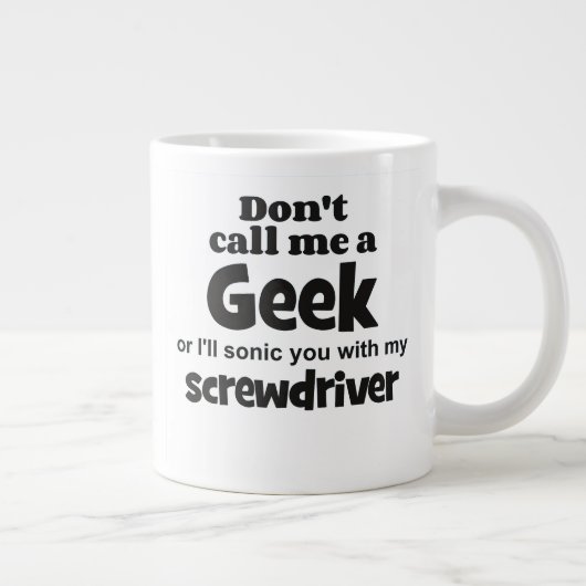 Geek schroevedraaier bf jumbo beker (Rechts)