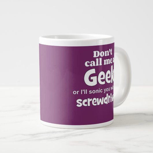 Geek schroevendraaier wf extra grote mok (Voorkant rechts)