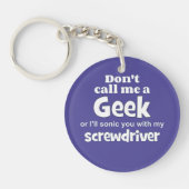 Geek schroevendraaier wf sleutelhanger (Voorkant)