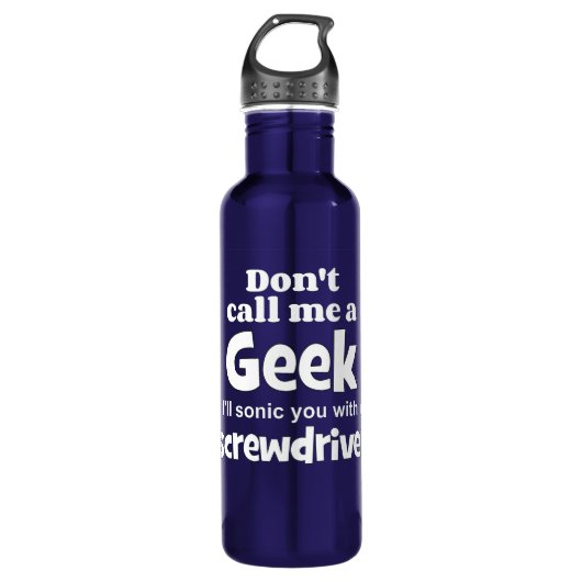Geek schroevendraaier wf waterfles  (Voorkant)