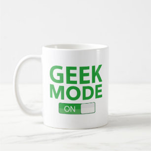 Geek-stand op koffie-Mok Koffiemok