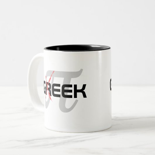 Geek Tweekleurige Koffiemok (Voorkant links)