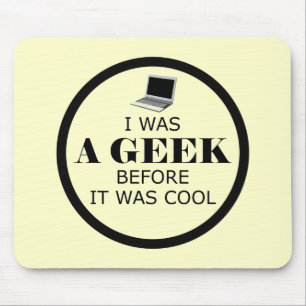 Geek voor het koud was. muismat