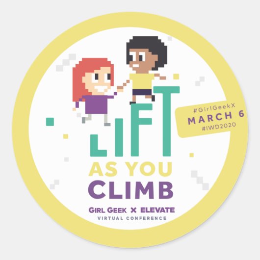 Geek X Elevate + Stickers #IWD2020 Party (sm) (Devant)