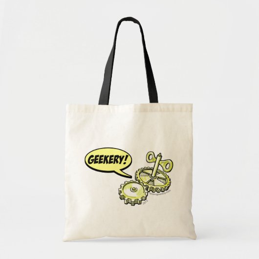 Geekery Gears Canvas tas (Voorkant)