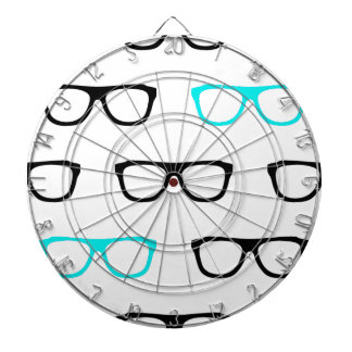 geekglazen blauwe geek dartbord