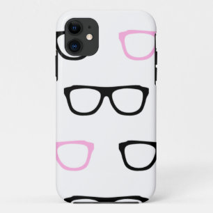geekglazen roze geek iPhone 11 hoesje