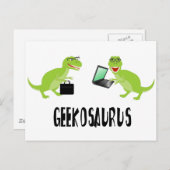 geekosaurus briefkaart (Voorkant / Achterkant)