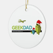 GeekPap-versiering Keramisch Ornament (Links)
