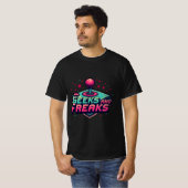 Geeks, gaming t-shirt (Voorkant volledig)