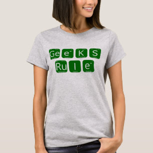 Geeks Regel Periodieke Tabelslogan T-shirt