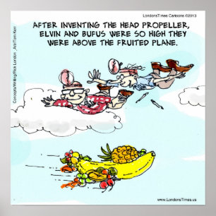 Geeks & The Fruited Plane Grappig Poster
