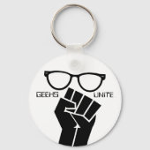 Geeks unis ! Porte-clés (Recto)