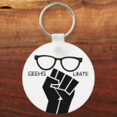 Geeks unis ! Porte-clés (Recto)