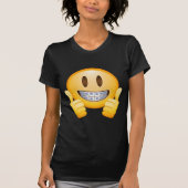 Geeky Braces Emoji T-shirt (Voorkant)