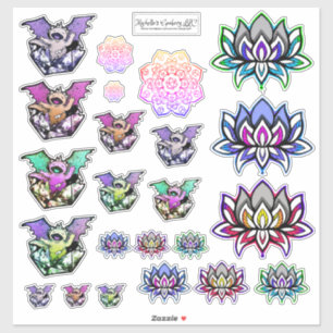 Geeky Chic Sticker — blad