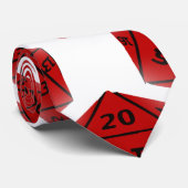 Geeky Dice Stropdas (Opgerold)
