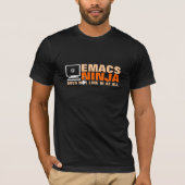 Geeky Emacs Ninja T-shirt (Voorkant)