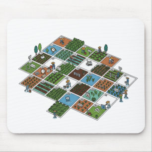 Geeky Farming Grid – Landbouw ontmoet AI-muis Muismat