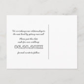 Geeky Gamers Sauvez la Date Carte Postale Dark Blu (Dos)