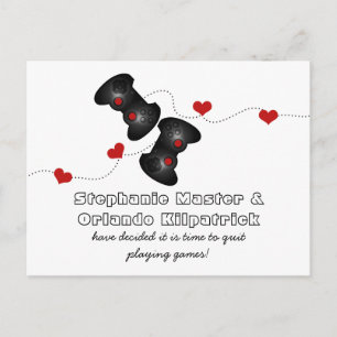 Geeky Gamers sparen het Briefkaart van de Datum, D
