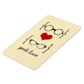 Geeky Glasses Premium Magnet Magneet (Linkerzijde)
