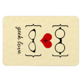 Geeky Glasses Premium Magnet Magneet (Horizontaal)