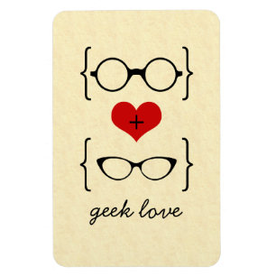 Geeky Glasses Premium Magnet Magneet