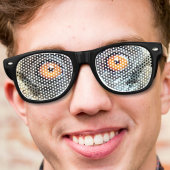 Geeky grappige aap ogen retro zonnebril