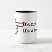 Geeky koffiemok | Het is geen insect Het is een ei Mok (Midden)