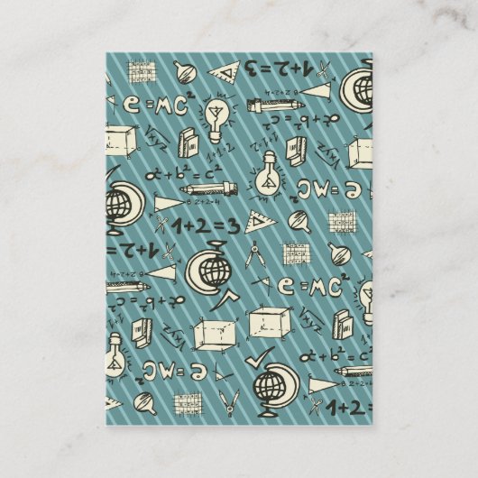 Geeky op Blue Visitekaartje (Voorkant)