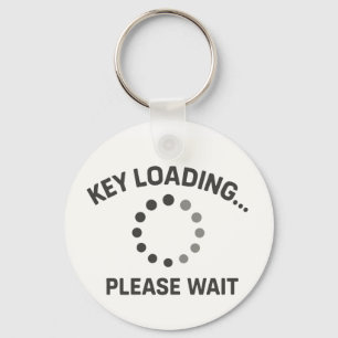 Geeky Sleutelhanger - "Sleutelladen... wacht alsje